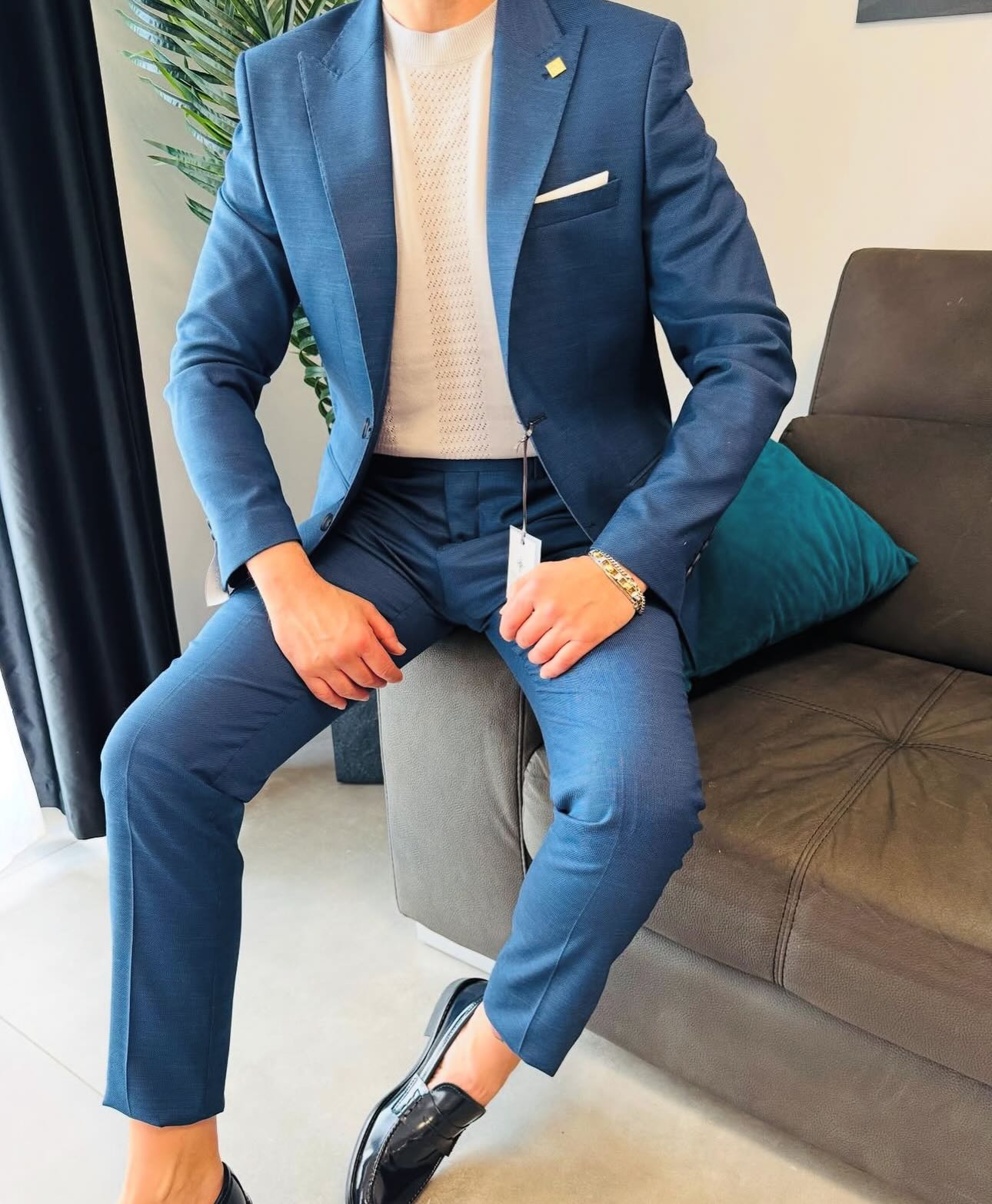 Vestito Elegante Blu