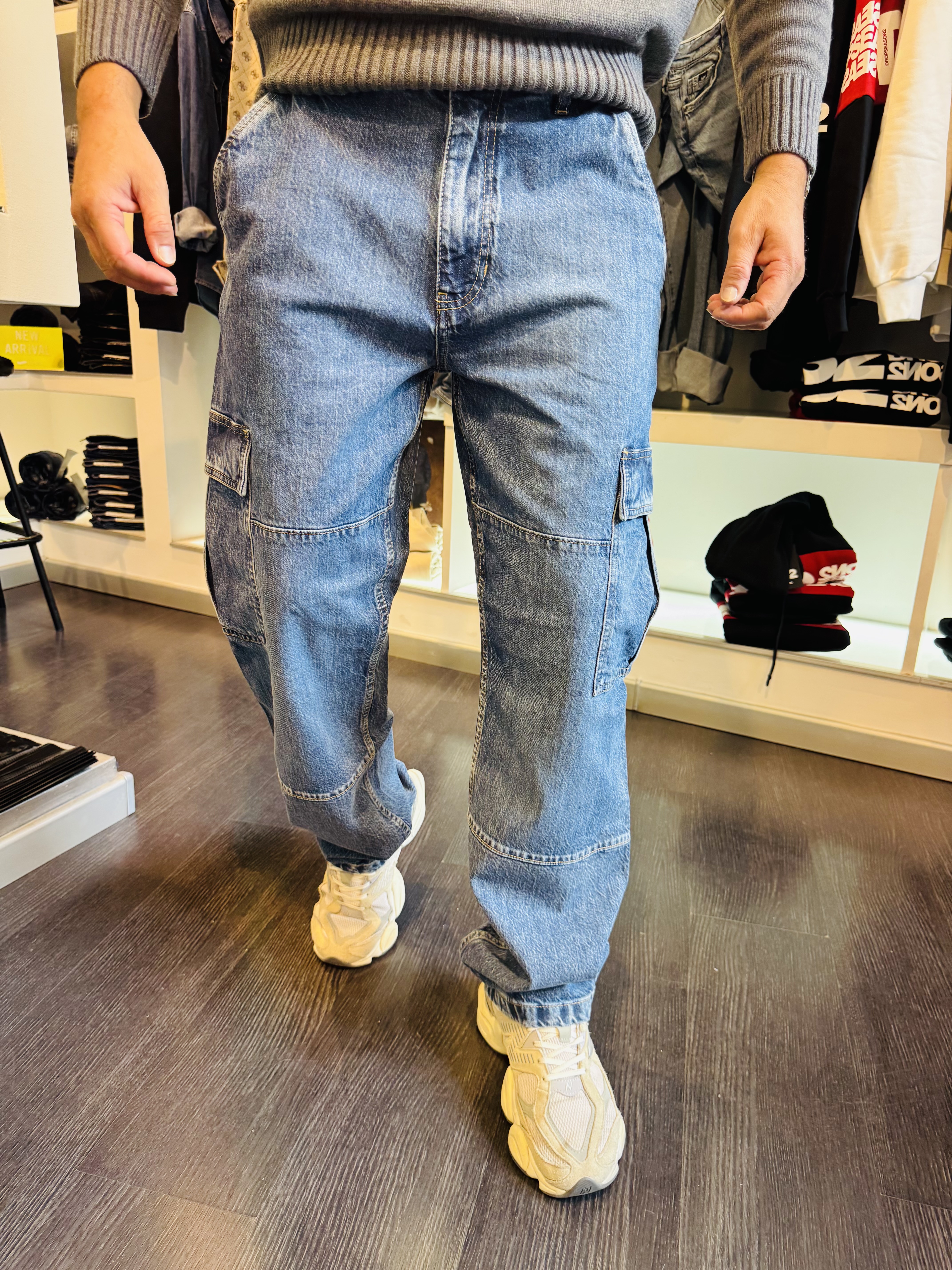 Jeans cargo baggy 