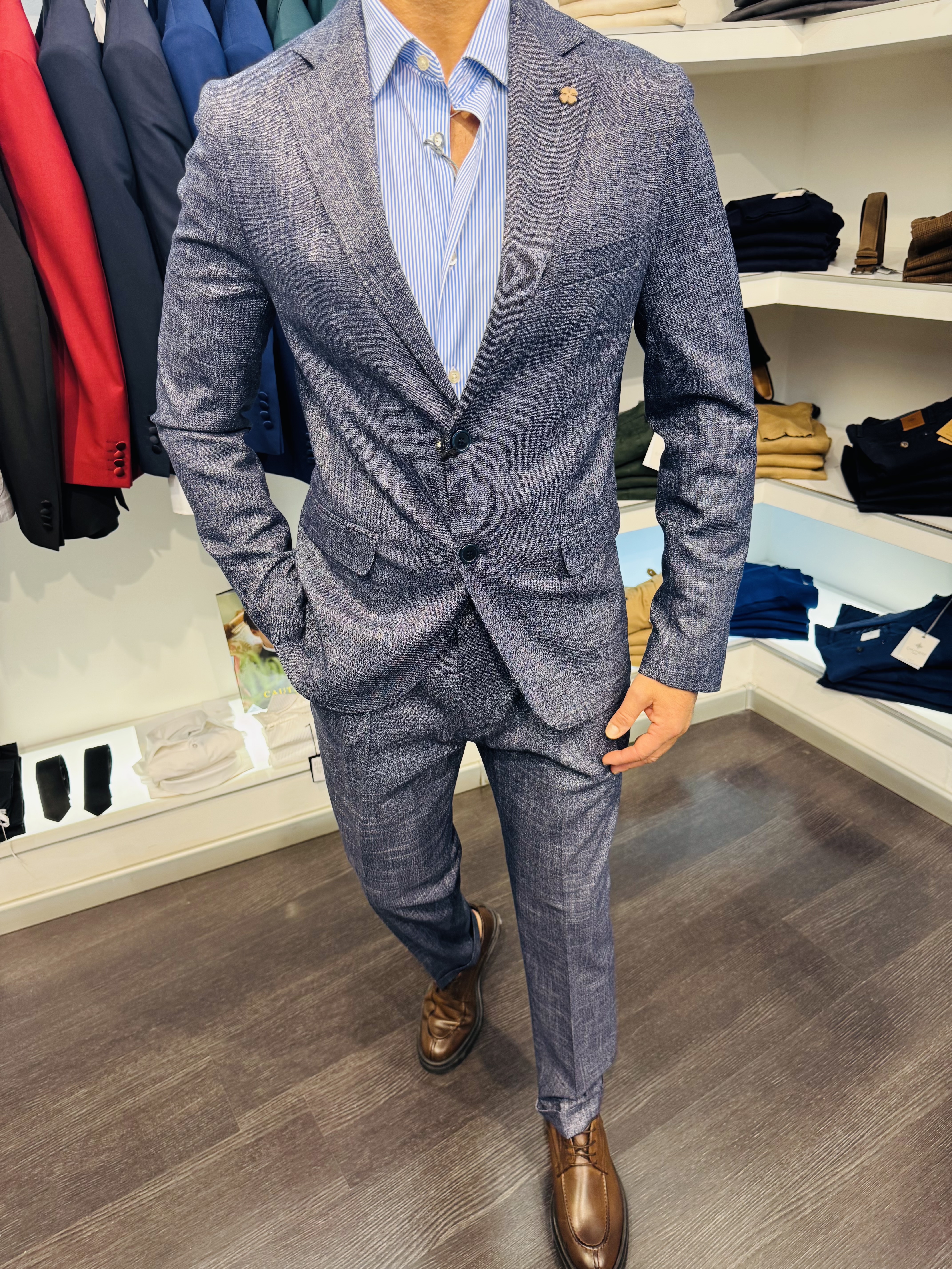 Monopetto effetto jeans 